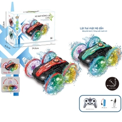 ( Màu Ngẫu Nhiên ) Đồ Chơi xe đua điều khiển từ xa nhào lộn và lội nước - Có Điều Khiển - Có LED - Dài 15.7cm - rộng 17.3cm - cao 8cm - nặng : 600gram - FULL BOX . SKU : DK-7723-1 - K55-T3-S1