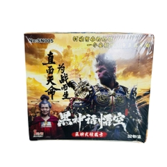Hộp Pack thẻ wukong bản B - 1 Hộp = 32PACK - Mỗi pack có 5 thẻ- Cao 13cm - rộng 14cm