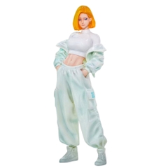 Hàng Cao cấp . Mô Hình Dragon ball androi số 18 JT dáng đứng cá tính . Cao 27cm . nặng 700gram - (VAT 002-02-250) -  K50-T4-S2