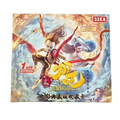 Pack anime thẻ Natra ( 32 Pack 1 hộp - 1 Pack có 5 thẻ ) - dài 14cm - cao 13cm - Hộp màu K31-T2-S7
