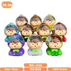 Mô hình charm quả đào size to kích thước cao : 8cm nhiều màu decor siêu xinh - no box N1-CT
