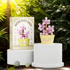 Combo 3 bộ lắp ghép chậu hoa - 67 hạt - Full Box - Sku : LG-W1503-12 ( VAT 001-C3-11 ) - K116-T2-S12