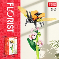 Bộ lắp ghép Hoa & côn trùng 121pcs. SKU: LG-9127-8 ( VAT 001-06-11 ) - K129-T1-S8