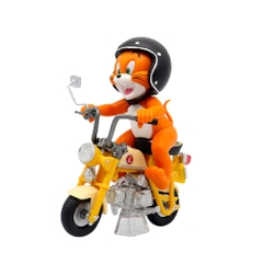 Mô Hình Tom and Jerry Chuột Jerry lái xe máy cao 12cm nặng 300g - Tom and Jerry - Hộp Màu - N1-K19-T1-S1