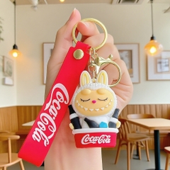 Móc Khóa labubu ngồi chậu - Dây móc dài : 10cm - Mô Hình Cao : 6cm - Nặng : 50gram - No Box : bọc túi OPP K76-T6-S3