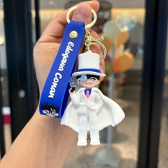 Móc Khóa Conan áo trắng cầm súng . Dây móc dài : 10cm - Mô Hình Cao : 7cm - Nặng 50gram K79-T7-S7