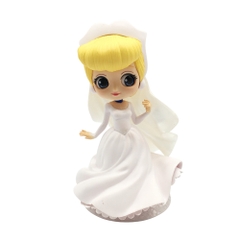 Mô Hình Công Chúa váy trắng tóc vàng - Cao : 16cm Nặng 150gram - No Box - K21-T1-S6