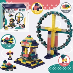 Đồ Chơi Lắp Ghép Building Block Park - 520 Mảnh chi tiết - Full Box - SKU : LG-11037