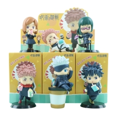 Mô Hình Jujutsu Kaisen bộ 6 chú thuật hồi chiến Bản A - Cao 6-10cm - nặng 300gram - bọc túi OPP - Hộp Màu - N3-K44-T1-S1-S2