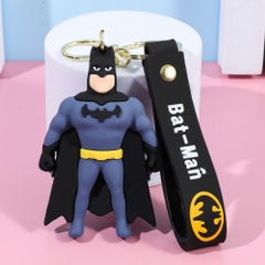 Móc Khóa Bat Man áo Xám dáng đứng siêu ngầu . Dây móc dài : 10cm - Mô Hình Cao : 6cm - Nặng 50gram - K75-T1-S7