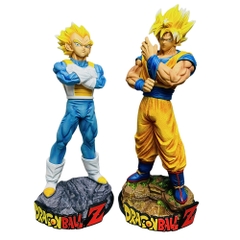 Mô hình DragonBall Songoku và vegeta - Cao 30 - 32cm - nặng 800gram - Phụ kiện : Đế - Dragon Ball - Box Xốp - Hộp Carton N1-K48-T4-S1