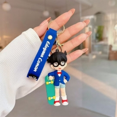 Móc Khóa Conan tựa ván trượt . Dây móc dài : 10cm - Mô Hình Cao : 7cm - Nặng 50gram - K75-T3-S7