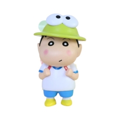 Mô Hình Shin bút chì đội mũ - Cao 12cm - nặng 100gram - Figure Cậu Bé Bút Chì - No Box - K21-T3-S6