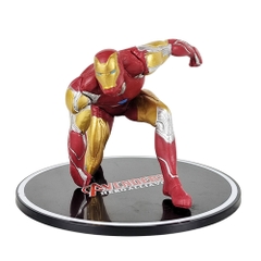 Mô Hình Avenger Iron Man Người Sắt - Cao 9cm - Rộng 13.5cm - Nặng 250gram - Figure Avenger - No Box : Bọc túi OPP - N1-K28-T1-S2