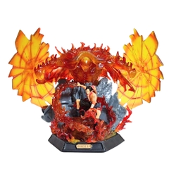 Mô Hình OnePiece Ace hoả quyền trạng thái chiến đấu có base đẹp - Cao 20cm - Ngang 26cm - Nặng 800gram - Full Box - K18-T4-S10