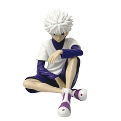 Mô Hình Hunter x Hunter Killua Zoldyck cdáng ngồi Cao 10.5cm - nặng 150gram - Figure Hunter x Hunter - Có Hộp màu - K61-T3-S2