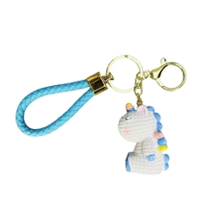 moc khóa ngựa xanh dương - Dây móc dài : 9.5cm - Mô Hình Cao : 5cm - Nặng : 50gram - No Box : bọc túi OPP - N3-K13-T4-S1
