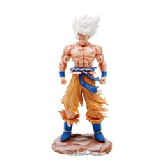 Mô hinh Goku tóc Trắng Bay . Cao 21cm , nặng 220gram - Box Màu - K30-T1-S12