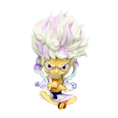 Mô Hình OnePiece luffy gear 5 chibi dáng ngồi - cao 10cm - nặng 100gram no box - Figure One Piece - N1-K53-T1-S2