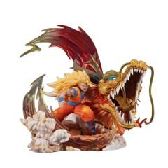 Mô hình DragonBall SonGoku SSJ3 trạng thái chiến đấu - Cao 22cm -nặng 2000gram - Dragon Ball - Full Box - N5