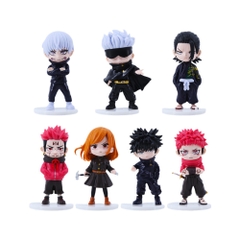 ( Giá 1 con - Bộ 7 con - Đặt Số Lượng 7 ) - Mô Hình Jujutsu Kaisen bộ 7 chú thuật hồi chiến - Cao 10.5cm - nặng 200gram - No Box : bọc túi OPP - Figure anime Jujutsu Kaisen- SKU : bo38 -  (VAT G873-79)