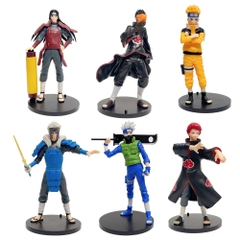 Mô hình Naruto Bộ 6 các nhân vật Naruto Bản A - Cao 18 - 19cm - nặng 800gram - Figure Naruto - No Box - G-15