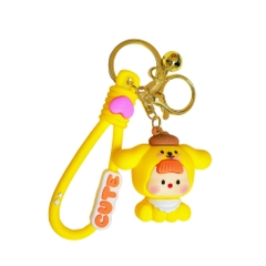 móc khóa chó vàng - dây dài 11cm mô hình cao 6cm - nặng : 50gram - no box N3-T3