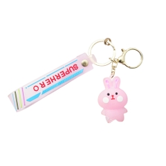 móc khóa thỏ - Dây móc dài : 10cm - Mô Hình Cao : 6cm - Nặng : 50gram - No Box : bọc túi OPP N3-T3