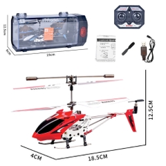 Đồ Chơi Máy Bay Điều Khiển Từ Xa Màu Đỏ - Có Điều Khiển - Dài 12.5cm - rộng 4cm - cao 18.5cm - nặng : 2kg - FULL BOX . SKU : oto520a - LS-220 - K53-T5-S7