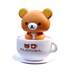 Mô Hình gấu cam lắc đầu . Cao 11cm , nặng 200gram - sku : ld9a