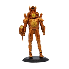 Mô Hình Toilet Man ngưới đồng hồ vàng nhân vật trong Skibidi Toilet bản B - Cao 18cm - nặng 200Gram - Bọc túi OPP - No Box - K22-T2-S8