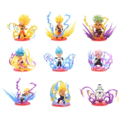 Mô hình DragonBall Bộ 9 nhân Vật Chibi base đẹp Dragon ball - Cao 10cm - nặng 500gram - Dragon Ball - no box , bọc túi opp n3-k52-t1-s3