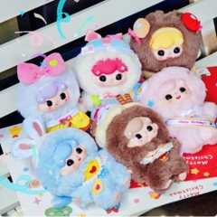 Hãng babythree Billie tiệc trà ngọt ngào blind box set 6 ngẫu nhiên - cao ~ 16cm - Nặng 500gram - Túi Mù - Hộp Màu