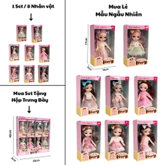 Đồ Chơi Búp Bê Mỹ Hạnh ( Mẫu Ngẫu Nhiên ) . Cao 17cm - ngang 10cm -rộng 5cm . SKU : bb-1910B-1 - bb-1910B-11 K50-T4-S1