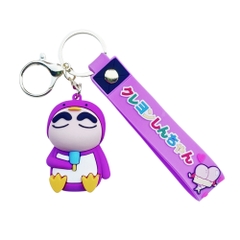 móc khóa shin cosplay chim cánh cụt - dây dài 11cm mô hình cao 6cm - nặng : 50gram - no box K79-T4-S1