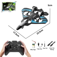 Đồ Chơi Máy Bay Điều Khiển Từ Xa F35  - Có Điều Khiển  - Dài 23.5cm - rộng 17.5cm - cao 5cm - nặng : 280gram - FULL BOX . SKU : DK-YH9898  ( VAT009-01-100 ) - K104-T2- blue , K104-T3-(K103-T3-S3,4) green