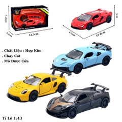 Mô Hình xe Oto đua hợp kim , tỉ lệ 1:43 - Dài 10.8cm - rộng 4.5cm - cao 3cm - SKU : oto-4381A - ( Vat : 003-01-20 )