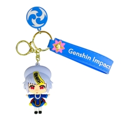 Móc genshin impact qiqi - Dây móc dài : 10cm - Mô Hình Cao : 7cm - Nặng : 50gram - No Box - SKU: moc91 - (Vat: MK001) -  K78-T4-S4