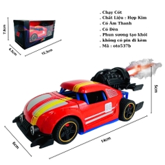 Mô Hình Xe phản lực màu đỏ Hợp kim - bánh sau chạy cót - tạo khói - Dài 14cm - rộng 6cm - cao 5cm - nặng : 300gram - FULL BOX : box màu SKU : oto537b - K52-T3-S5