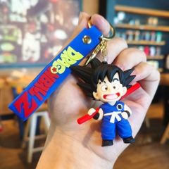 Móc Khóa Goku áo xanh vác gậy qua vai . Dây móc dài : 10cm - Mô Hình Cao : 6cm - Nặng 50gram K75-T7-S5