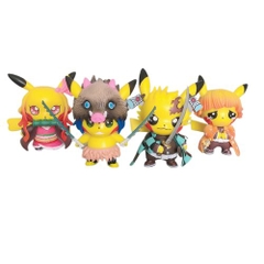 Bộ 4 pikachu cosplay - No Box - N3-K38-T1-S1