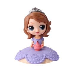 Mô Hình Công Chúa Váy tím - Cao : 9.5cm Nặng 90gr - No Box - K19-T3-S5