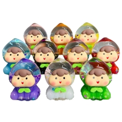 Mô hình charm quả đào size to kích thước cao : 8cm nhiều màu decor siêu xinh - no box N1-CT