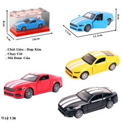Mô Hình Xe oto FORD MUSTANG , tỉ lệ 1:36- Cao 4cm - Ngang 11.5cm - Hộp Meca SKU : oto-A3216-1 - ( Vat : 003-01-35 )