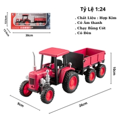 Mô Hình xe máy cầy màu đỏ đen tỉ lệ 1:24 Hợp kim - bánh sau chạy cót - Dài 26cm - rộng 9cm - cao 10cm - nặng : 250gram - FULL BOX : box màu SKU : oto479a - K69-T5-S3