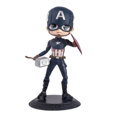 Mô Hình Captain America Dáng Đứng Cầm Búa Khiên – Cao 15cm – Nặng 200gram – Figure Marvel – No Box - K17-T2-S5