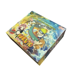 Pack anime thẻ Naruto cam ( 32 Pack 1 hộp - 1 Pack có 5 thẻ ) - dài 14 - cao 13cm - Hộp màu - K31-T3-S3