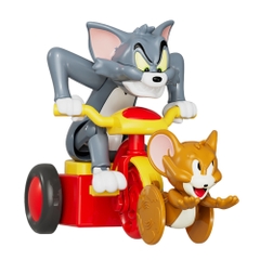 Đồ Chơi Trẻ Em Tom Jerry đi xe máy chạy cót - Cao 10cm - Ngang 15.5cm - Nặng 200gram - Hộp Màu - ht30b K75-T4-S11