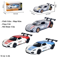 Mô Hình xe oto Porsche 918 Weissach hợp kim , tỉ lệ 1:36 - Dài 12.5cm - rộng 5.2cm - cao 3cm - SKU : oto-YZ39888-3 - ( Vat : 003-01-35 )