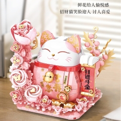 Đồ Chơi Lắp Ghép Lego Mèo Thần Tài Hồng 868pcs - Full Box - Sku : LG-9021 ( VAT 001-27-100) K124-T3-S3